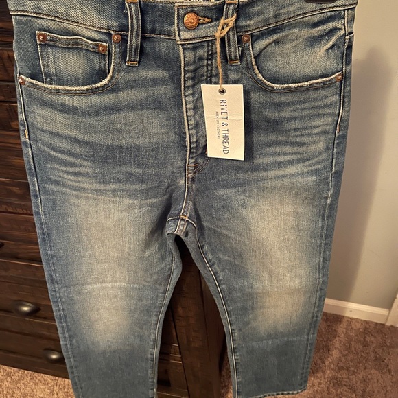 Madewell thread kick out crop - Picture 4 of 6